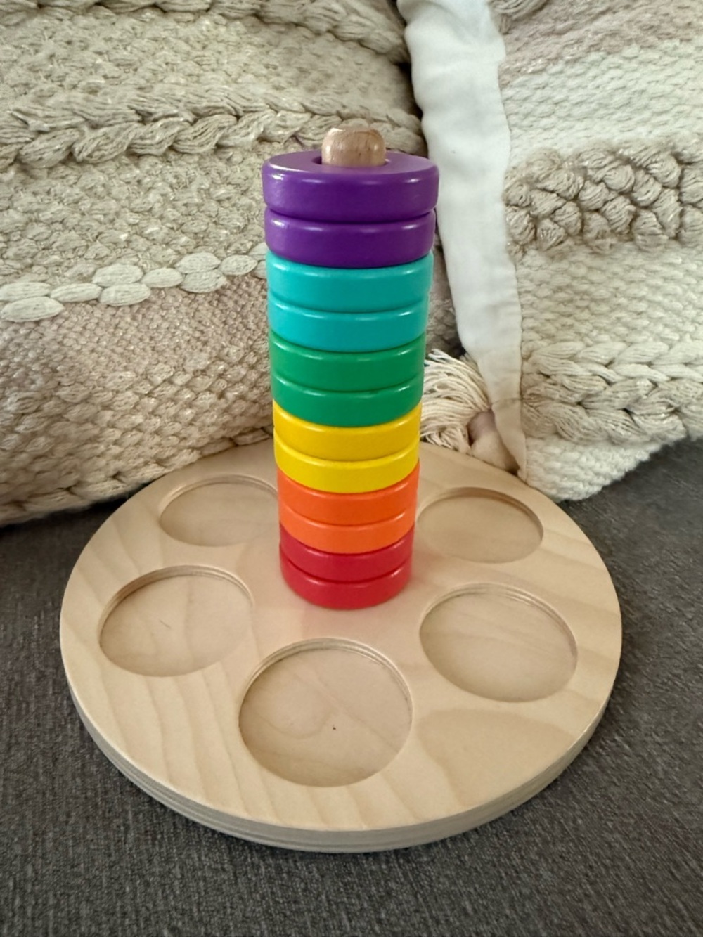 Lovevery flexible wood stacker